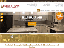 Tablet Screenshot of dreamstonegranite.com